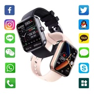 F57L Smart Health Watch 1.91inch Waterproof Screen Fitness Tracker for Heart Rate Blood Oxygen Tempe