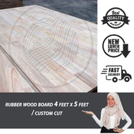 [ Rubber Wood Board AC 25mm ] 🌲 Rubber Wood  Rubber Wood Board  Rubber Wood Table Top