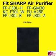 Replacement for FZF30HFE SHARP FZ-F30HFE FP-F30 FP-GM30 KC-F30 FP-J30-A/B FP-30L-H FPJ30LA FU-Y28 air purifier Prefilter