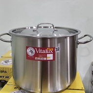3-bottom stainless steel 32x23cm stew pot - 171316 Stainless Steel Zebra Vitalux Plus High-End Imported Goods