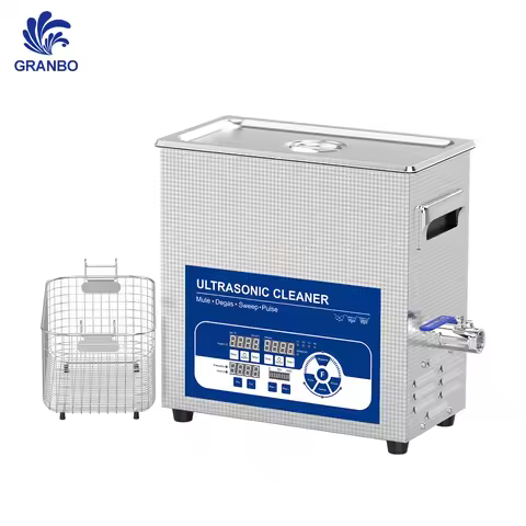 High Performance 120KHz~40KHz Multiple Frequency Ultrasonic Cleaner 6.5L 200W 220V/110V Power Adjust