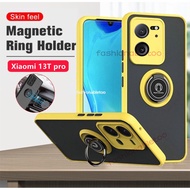Casing For Xiaomi 13T pro 13 T 13tpro 13pro 13lite 13Ultra Xiaomi13t pro Xiaomi13tpro 2023 Matte Ring Bracket Stand Holder Phone Case Shockproof Protection Hard Back Cover