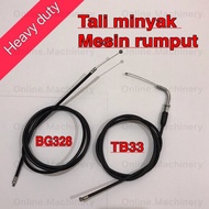 Mesin Rumput Throttle Cable Ogawa BG330 BG430 Tanaka Sum328 T328 Bg328 TL33 TB33 TU33 TL36 TB43 Brus