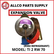 EXPANSION VALVE TI SERIES TI 2 RW 70 EMERSON/ALCO CONTROLS R502 GAS TYPE (STOCKS CLEARANCE) | ALLCO 