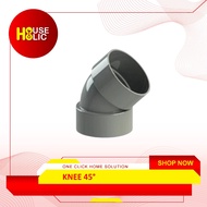 45 Degree Knee PVC Pipe Connection Fitting/