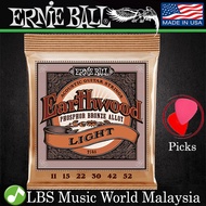 Ernie Ball 2148 Earthwood Light Phosphor Bronze Acoustic Guitar String (11-52)