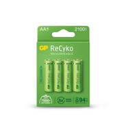 GP Recyko AA 4pcs 2100mAh Rechargeable Battery