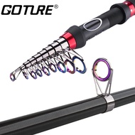 Goture High Carbon Telescopic Fishing Rod Portable Spinning Fishing Rod Pole Great Quality Travel Rod