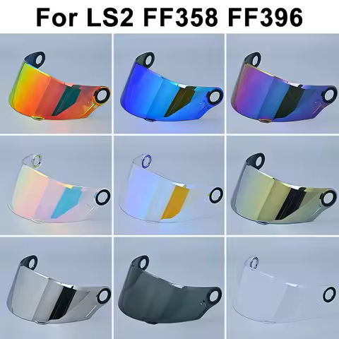Helmet Visor for LS2 FF358 FF396 Full Face Motorcycle Helmet Visor Multi-coloroptional Lens Suitable