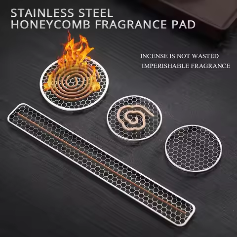 Incense Burner Metal Support Mesh Pads For Incense Coil Stick Holder Tools Aromatherapy Plate Mat Ac