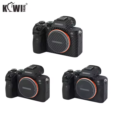 Camera Body Sticker Protective Skin Film Kit for Sony A7 III A7R III A7III A7RIII A7M3 A7R3 Anti-Scr