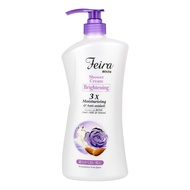 Feira White Shower Cream 1000ml - Sabun Mandi Cair free 250ml