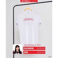 JKT48 Birthday T-Shirt Gabriela Abigail (Ella) 2024 - White
