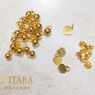 Emas 916 Lonceng/Daun/Anting Belakang/Panjangkan Bulatan | Accessories/Bells/Hearts/Earring parts/Extension Rings -AB/AL