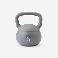 DOMYOS Soft home kettlebell with wide handle 6 kg