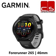 Garmin Forerunner 265 GPS Running Smartwatch with AMOLED display - Music Black