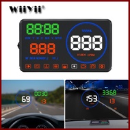 WiiYii M9 HUD head-up display car OBD2 Digital Speedometer Error Code Clearing Speed MPH KM/H Fuel C
