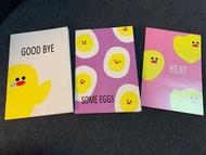 Cute note books x 3