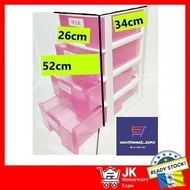 A4 Saiz 4 Tier Drawer / Document Drawer 4 layer A4 drawer storage drawer/Plastic Office Table Style 