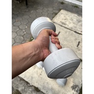Plastic dumbbells, sand barbells, 3 kg