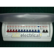 DB BOX  12-16way (Full set) UMS MCB 10A-20A + ELCB 40A +Main switch 40A