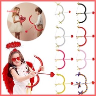 Laed Cupid Bow and Arrow Valentine Day Gift for Couples Cupid Heart Shape Bow and Arrow Prop for Val