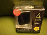 ^_^嘉義東京直遞 日本iBuffalo 2AIPHONE6快充對應 四孔USB充電器