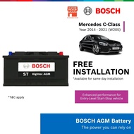 Bosch ST Hightec AGM Battery for Mercedes Benz C-Class W205 (12-month warranty)