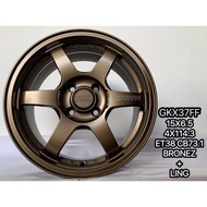 NEW RIM RAYS TE37 SAGA 15 INCHI PCD 4x114.3