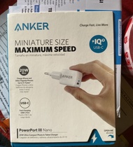 Banting Harga Anker Wall Charger Powerport Iii Nano 20W Support Iphone