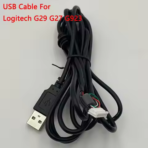 USB Cable For Logitech G29 G27 G923 Steering Wheel Simulated Racing Game Accessories