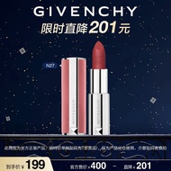 纪梵希（Givenchy）高定粉丝绒口红唇膏N27 持妆显色 生日礼物送女友