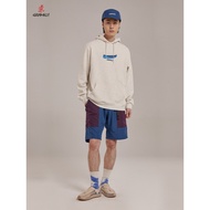 Street Wear Sports Loose GRAMIC Wooden Boat Print Breathable Large Size Hooded Sweatshirt