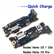 For Redmi Note 10 USB Charging Port Microphone Dock Connector Board Flex Cable With Micro For Xiaomi Redmi Note 10 Pro
