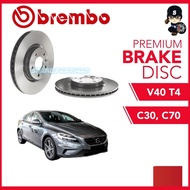 BREMBO Front Disc Rotor (2pcs) -  Volvo V40 T4, Volvo C30,C70