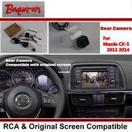 Car Rear View Camera / Back Up Reverse Camera Sets For Mazda CX-5 CX 5 CX5 2013 2014 / RCA & Origina