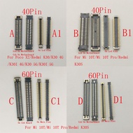 2-10Pcs LCD Display Screen Battery Flex Usb Charger Charging FPC Connector Plug For Xiaomi M MI 10T 