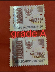 materai 10 RB bantu dengan lem