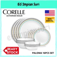 (Ready Stock) Corelle Livingware Paloma 16pcs Set (1149094)  Pinggan Corelle Tableware Set