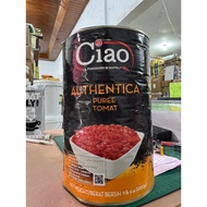 Tomato Pure Ciao / Authentica crushed tomatoes Ciao / Ciao Tomato Puree - 4100 Grams
