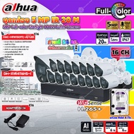 DAHUA กล้องวงจรปิด HDCVI CAMERA 5MP Full-color Starlight รุ่น HAC-HFW1509T(-A)-LED (ภาพสี 24 ชม.) (1
