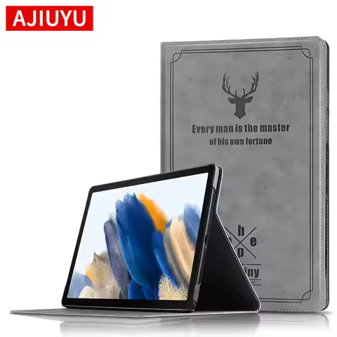 AJIUYU Case For Samsung Galaxy Tab A8 2021 PU Tablet Cover for Samsung Tab A8 10.5 SM-X200 SM-X205 P