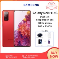 Samsung Galaxy S20 FE 5G Dual Sim 8GB RAM+256GB ROM Snapdragon 865 6.5" FHD + AMOLED Infinity-O Display - Triple Lens Camera - 4,500mAh Smartphone With Freebies