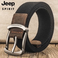 JEEP SPIRIT Pin Buckle Canvas Belt