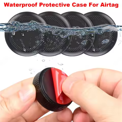 Waterproof Protective Case For Airtag with Adhesive Sticker For Apple Air tag Holder for Bike TV Rem