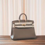 Hermes Birkin25 Etoupe GHW togo 大象灰金扣