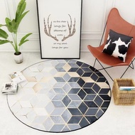SG STOCK*80-160cm Round Carpet Floor Mat Rugs Nordic Carpet Mats Carpet Rugs Round Carpet