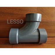 Tee Y 90* PVC LESSO D 2" inch Large Radius Tee Branch Fitting PVC Pipe Connection