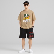 Outfit suit SIZE L, XL, XXL jumbo t-shirt distro suit latest clothing pants and clothes 1 set sports