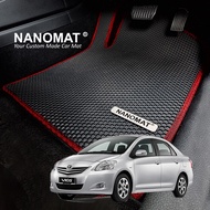 NANOMAT Honey Comb Toyota Vios NCP93 2007 - 2013 Car Mat/Carpet